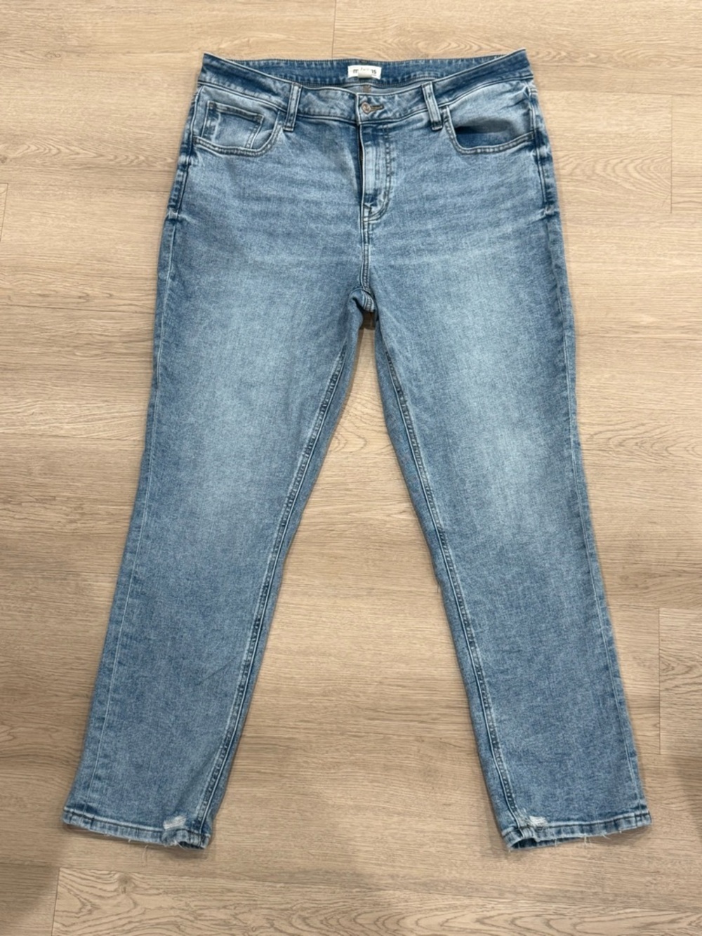 Maurices Light Blue Straight Leg Jeans